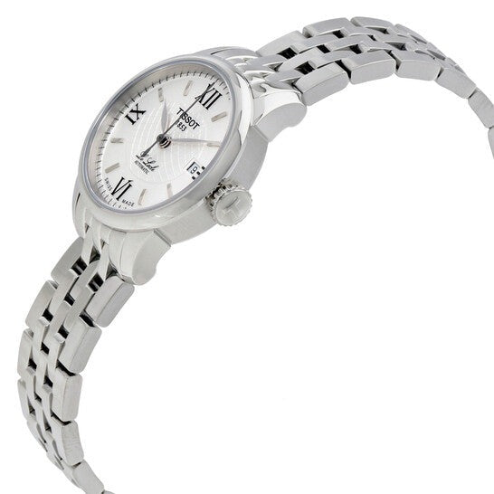 Tissot Le Locle Small Automatic Silver Dial Silver Steel Strap Watch For Women - T41.1.183.33 Buy Now By Tissot