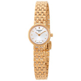 Tissot T Lady Lovely Mother of Pearl Dial Rose Gold Steel Strap Watch For Women - T058.009.33.111.00 Buy Now By Tissot