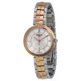 Tissot T Lady Flamingo Mother of Pearl White Dial Two Tone Steel Strap Watch For Women - T094.210.22.111.00 Buy Now By Tissot