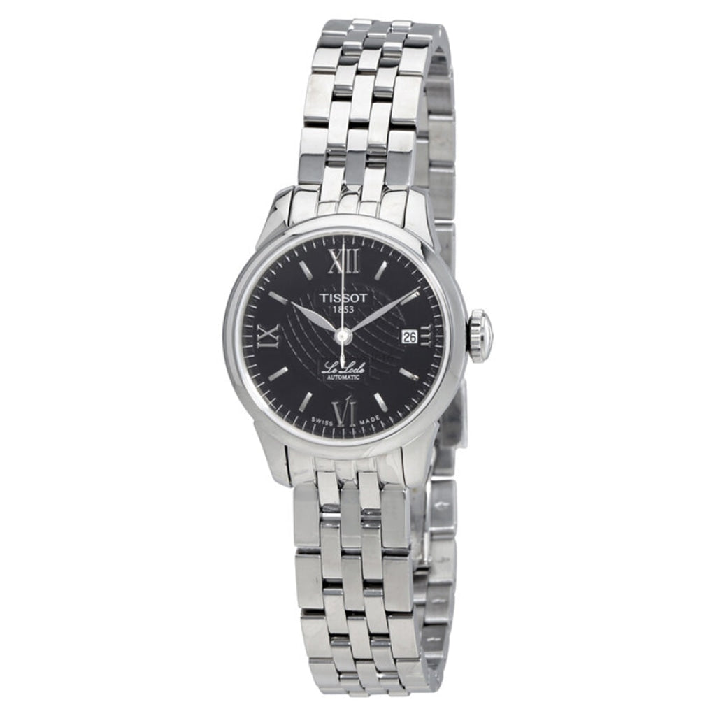 Tissot Le Locle Automatic Small Lady Black Dial Silver Steel Strap Watch For Women - T41.1.183.53 Buy Now By Tissot