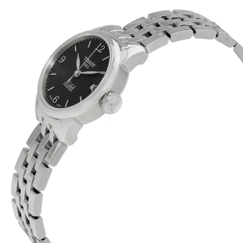 Tissot Le Locle Automatic Small Lady Black Dial Silver Steel Strap Watch For Women - T41.1.183.53 Buy Now By Tissot
