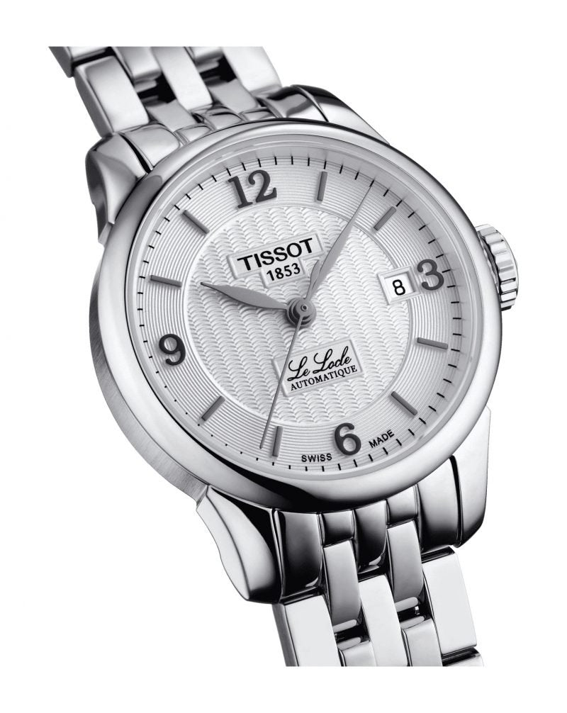 Tissot Le Locle Automatic Lady Silver Dial Silver Steel Strap Watch For Women - T006.207.11.036.00 Buy Now By Tissot