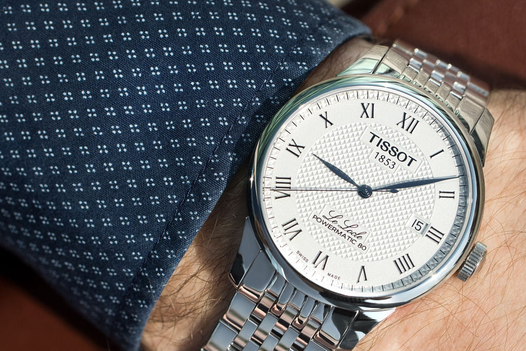 Tissot Le Locle Powermatic 80 Silver Dal Silver Steel Strap Watch For Men - T006.407.11.033.00 Buy Now By Tissot