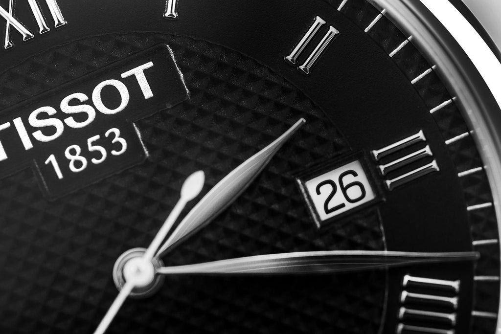 Tissot Le Locle Powermatic 80 Black Dial Black Leather Strap Watch For Men - T006.407.16.053.00 Buy Now By Tissot