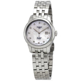 Tissot Le Locle Automatic Diamonds Mother of Pearl Dial Silver Steel Strap Watch For Women - T006.207.11.116.00 Buy Now By Tissot