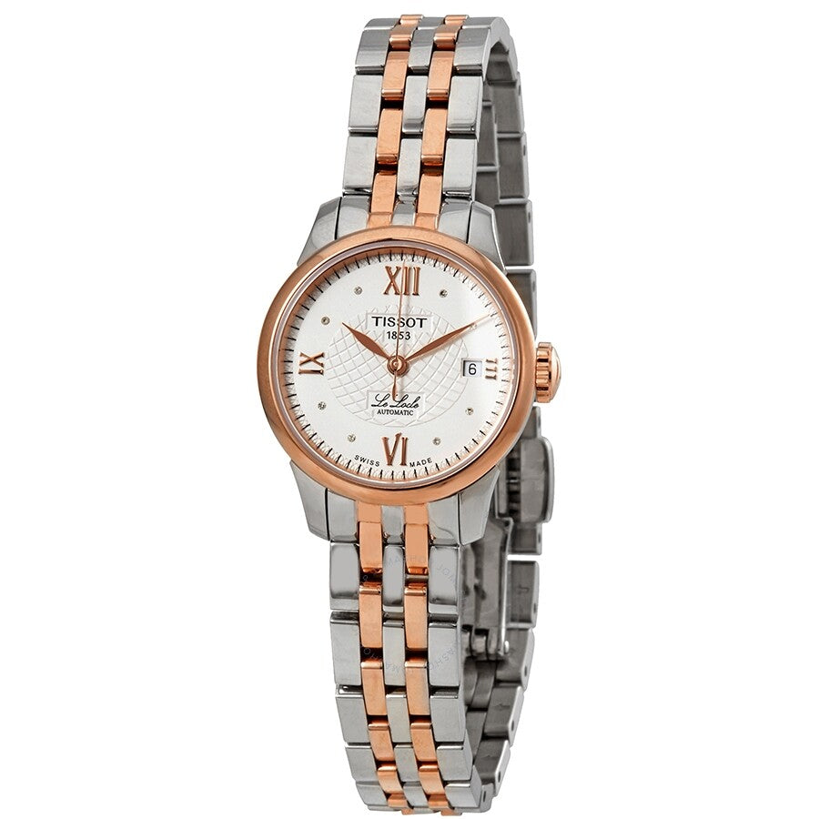 Tissot Le Locle Automatic Lady Silver Dial Two Tone Steel Strap Watch For Women - T41.2.183.16 Buy Now By Tissot