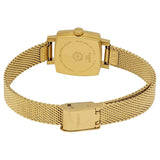 Tissot Lovely Square Silver Dial Gold Mesh Bracelet Watch For Women - T058.109.33.031.00 Buy Now By Tissot