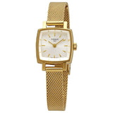 Tissot Lovely Square Silver Dial Gold Mesh Bracelet Watch For Women - T058.109.33.031.00 Buy Now By Tissot