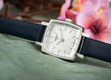 Tissot Lovely Square Silver Dial Blue Leather Strap Watch For Women - T058.109.16.031.00 Buy Now By Tissot