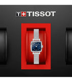 Tissot Lovely Square Blue Dial Silver Mesh Bracelet Watch For Women - T058.109.11.041.00 Buy Now By Tissot