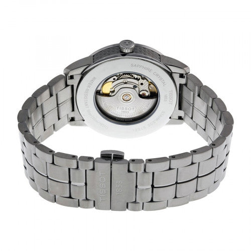 Tissot Luxury Powermatic 80 Black Dial Silver Steel Strap Watch For Men - T086.407.11.051.00 Buy Now By Tissot