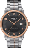 Tissot T Classic Luxury Powermatic 80 Black Dial Silver Steel Strap Watch For Men - T086.407.22.067.00 Buy Now By Tissot