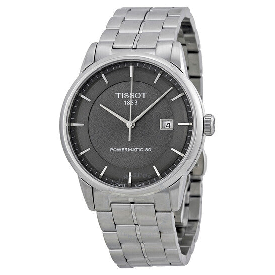Tissot Luxury Powermatic 80 Grey Dial Silver Steel Strap Watch for Men - T086.407.11.061.00 Buy Now By Tissot