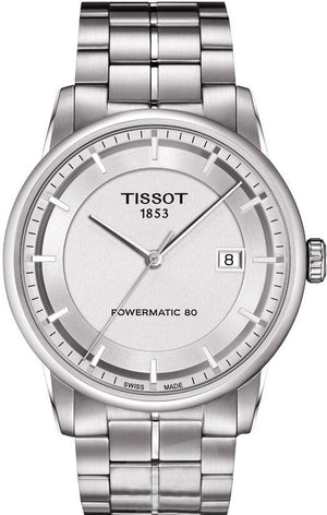 Tissot Luxury Powermatic 80 Silver Dial Silver Steel Strap Watch For Men - T086.407.11.037.00 Buy Now By Tissot
