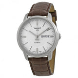 Tissot Automatics III Steel White Dial Brown Leather Strap Watch For Men - T065.430.16.031.00 Buy Now By Tissot