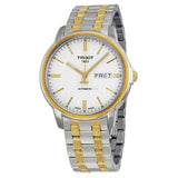 Tissot T Classic Automatics III White Dial Two Tone Steel Strap Watch For Men - T065.430.22.031.00 Buy Now By Tissot