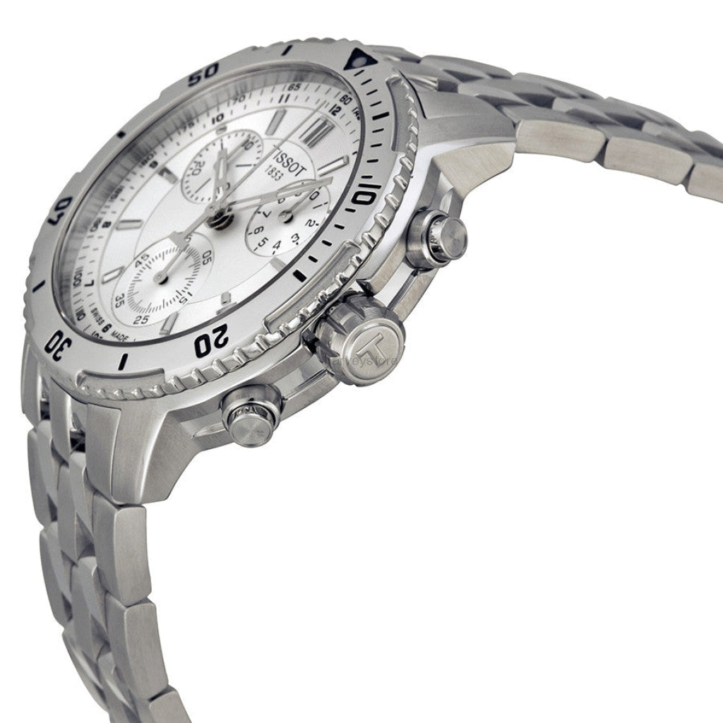 Tissot PRS 200 Chronograph Silver Dial Watch For Men - T067.417.11.031.00 Buy Now By Tissot
