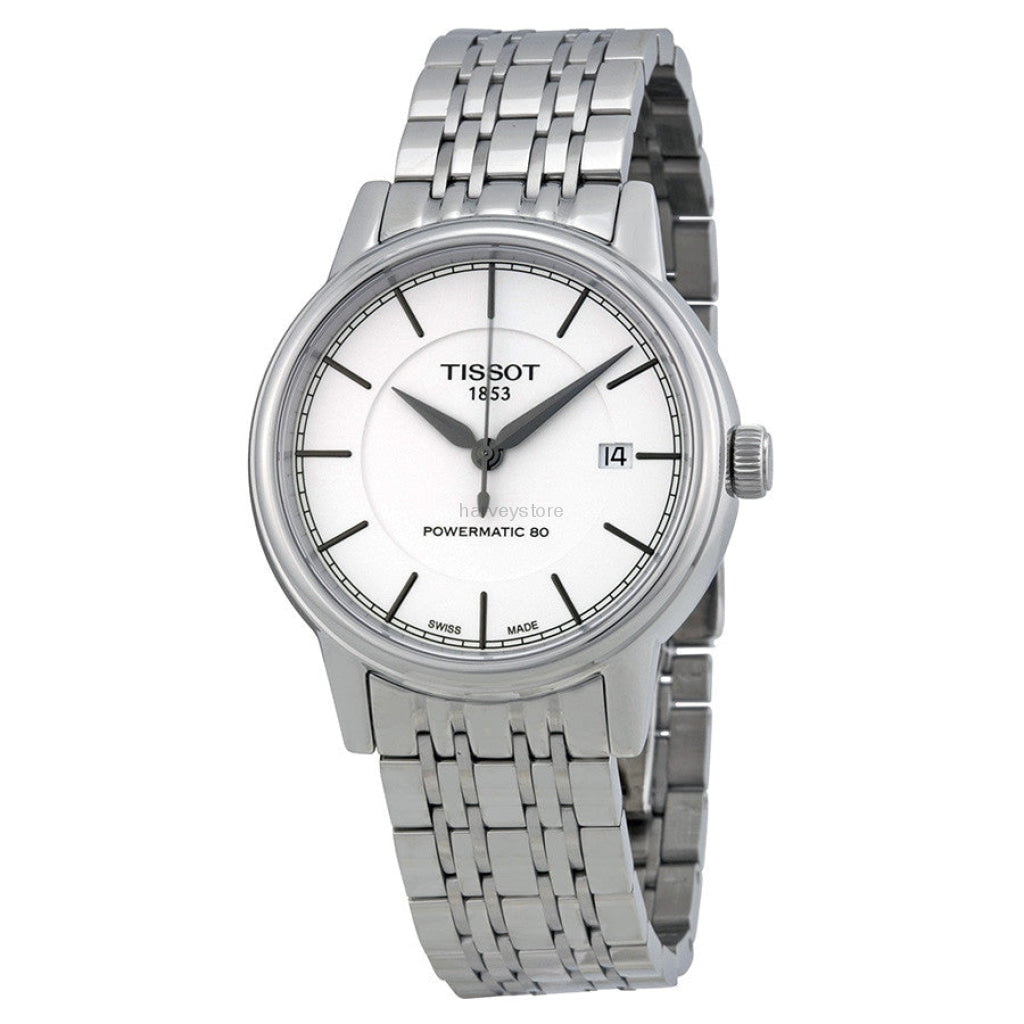 Tissot Carson Powermatic 80 Silver Dial Silver Steel Strap Watch For Men - T085.407.11.011.00 Buy Now By Tissot
