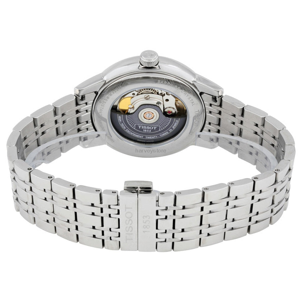 Tissot Classic Carson Powermatic 80 Black Dial Silver Steel Strap Watch For Men - T085.407.11.051.00 Buy Now By Tissot