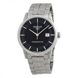 Tissot Luxury Powermatic 80 Black Dial Silver Steel Strap Watch For Men - T086.407.11.051.00 Buy Now By Tissot