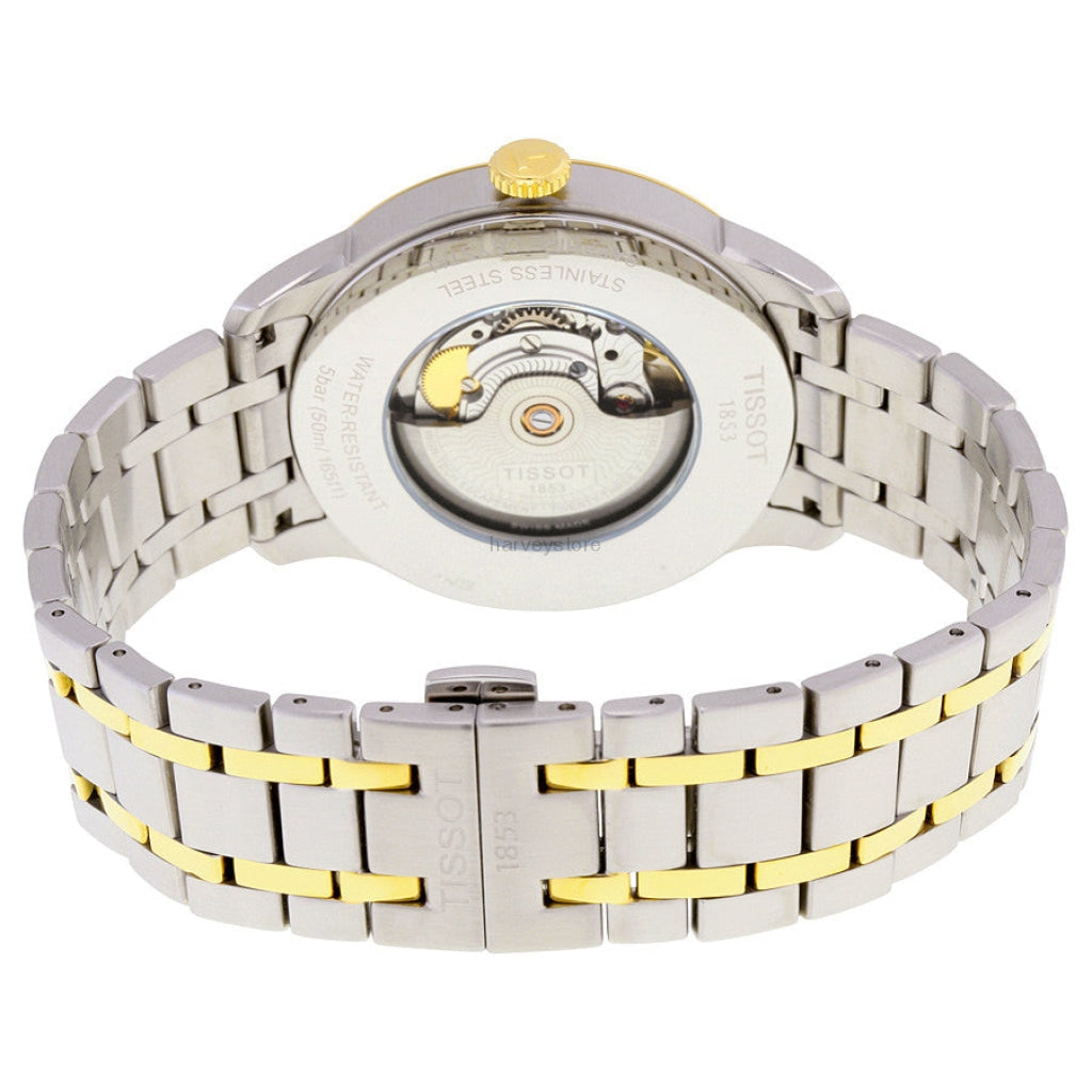 Tissot Chemin Des Tourelles Powermatic 80 Silver Dial Two Tone Steel Strap Watch For Men - T099.407.22.037.00 Buy Now By Tissot