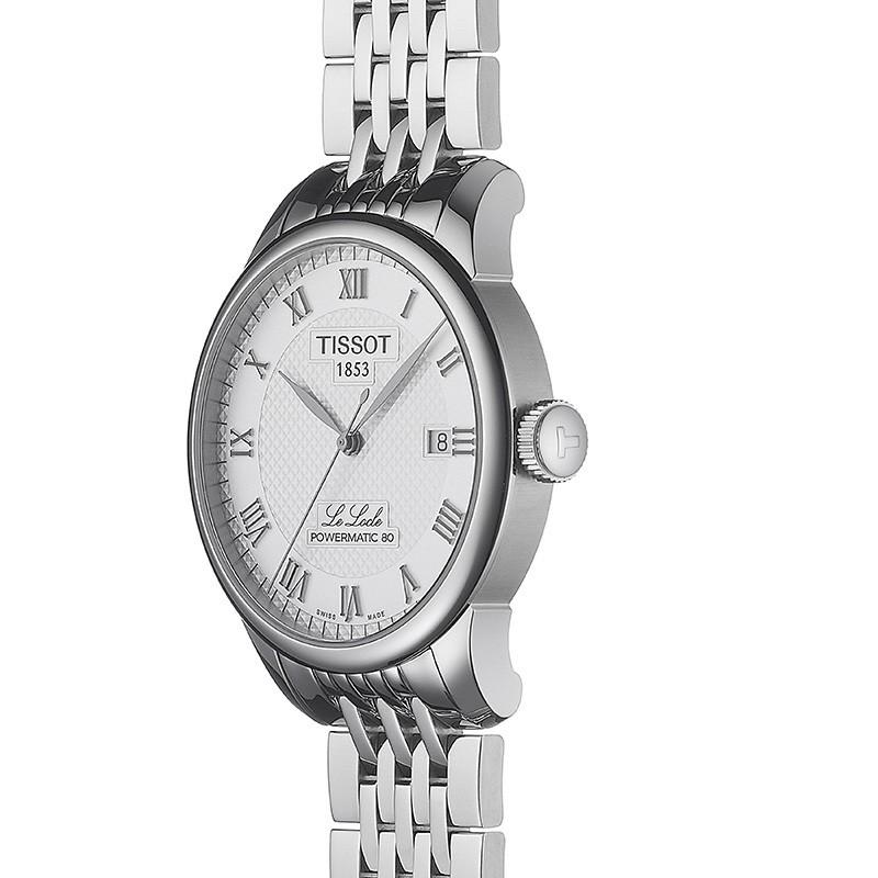 Tissot Le Locle Powermatic 80 Silver Dal Silver Steel Strap Watch For Men - T006.407.11.033.00 Buy Now By Tissot