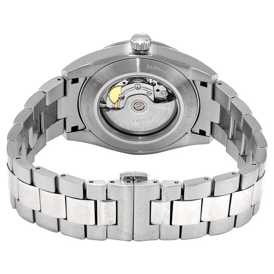 Tissot Gentleman Powermatic 80 Silicium Black Dial Silver Steel Strap Watch For Men - T127.407.11.061.01 Buy Now By Tissot