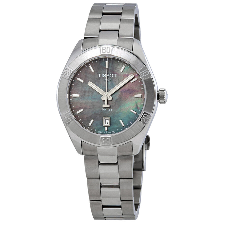Tissot PR 100 Sport Chic Mother of Pearl Dial Watch For Women - T101.910.11.121.00 Buy Now By Tissot