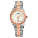 Tissot PR 100 Sport Chic Diamonds Mother of Pearl Dial Two Tone Steel Strap Watch for Women - T101.910.22.116.00 Buy Now By Tissot