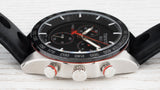 Tissot PRS 516 Chronograph Black Dial Black Leather Strap Watch For Men - T100.417.16.051.00 Buy Now By Tissot
