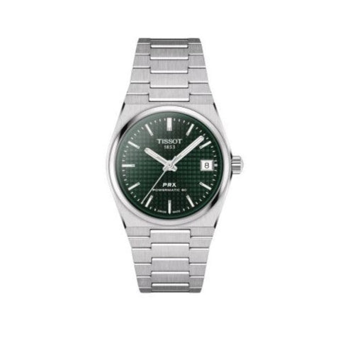 Tissot PRX Powermatic 80 Green Dial Silver Steel Strap Watch for Men - T137.207.11.091.00 Buy Now By Tissot