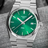 Tissot PRX Green Dial Silver Steel Strap Watch for Women - T137.210.11.081.00 Buy Now By Tissot