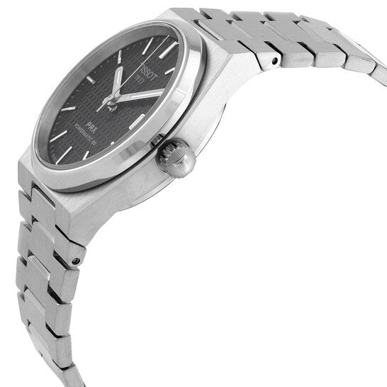 Tissot PRX Powermatic 80 Black Dial Silver Steel Strap Watch for Men - T137.207.11.051.00 Buy Now By Tissot