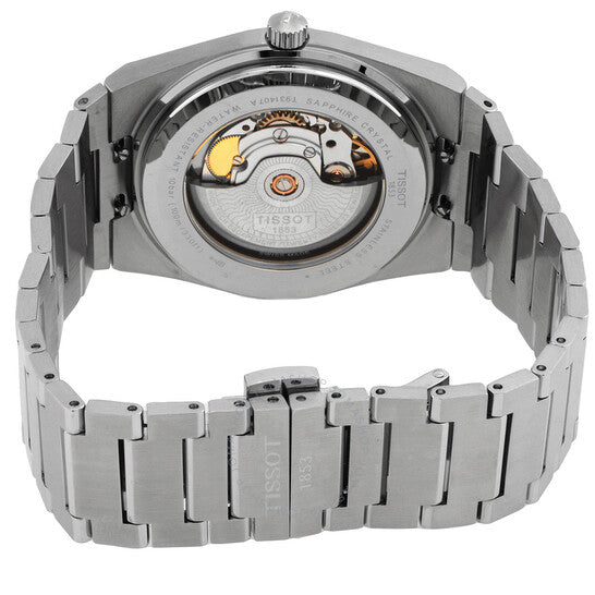 Tissot PRX Powermatic 80 Automatic 18K Gold Blue Dial Silver Steel Strap Watch for Men - T931.407.41.041.00 Buy Now By Tissot