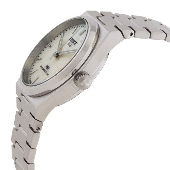 Tissot PRX Powermatic 80 White Dial Silver Steel Strap Watch for Men - T137.207.11.111.00 Buy Now By Tissot