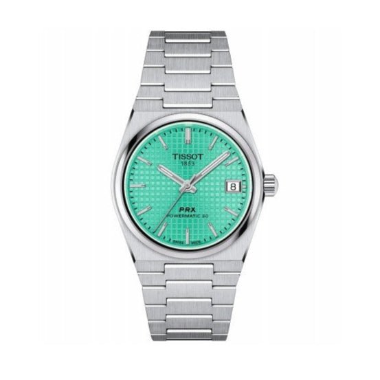 Tissot PRX Powermatic 80 Light Green Dial Silver Steel Strap Watch for Men - T137.207.11.091.01 Buy Now By Tissot