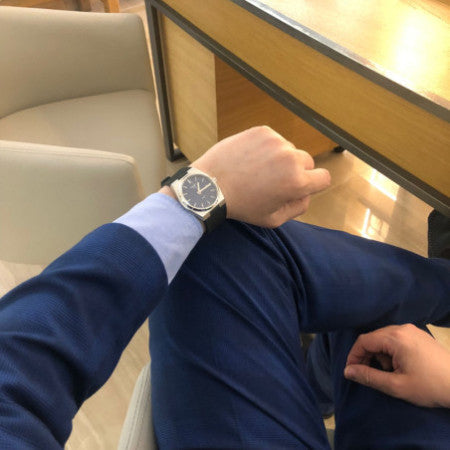 Tissot PRX Blue Dial Black Rubber Strap Watch For Men - T137.410.17.041.00 Buy Now By Tissot