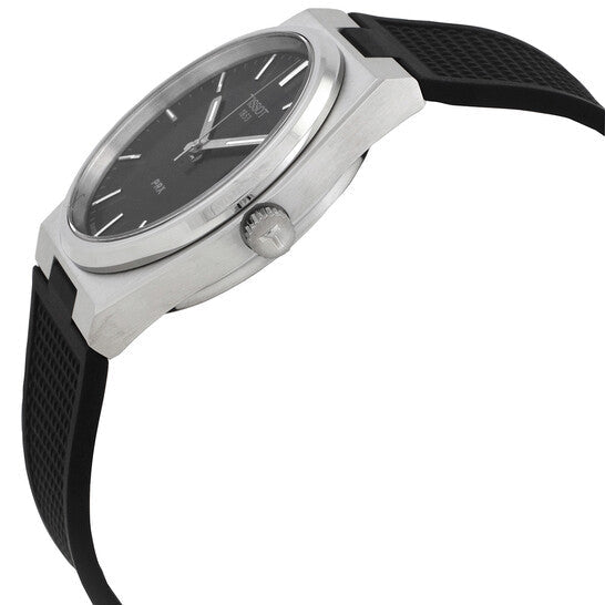 Tissot PRX Black Dial Black Rubber Strap Watch For Men - T137.410.17.051.00 Buy Now By Tissot