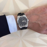 Tissot PRX Black Dial Black Rubber Strap Watch For Men - T137.410.17.051.00 Buy Now By Tissot