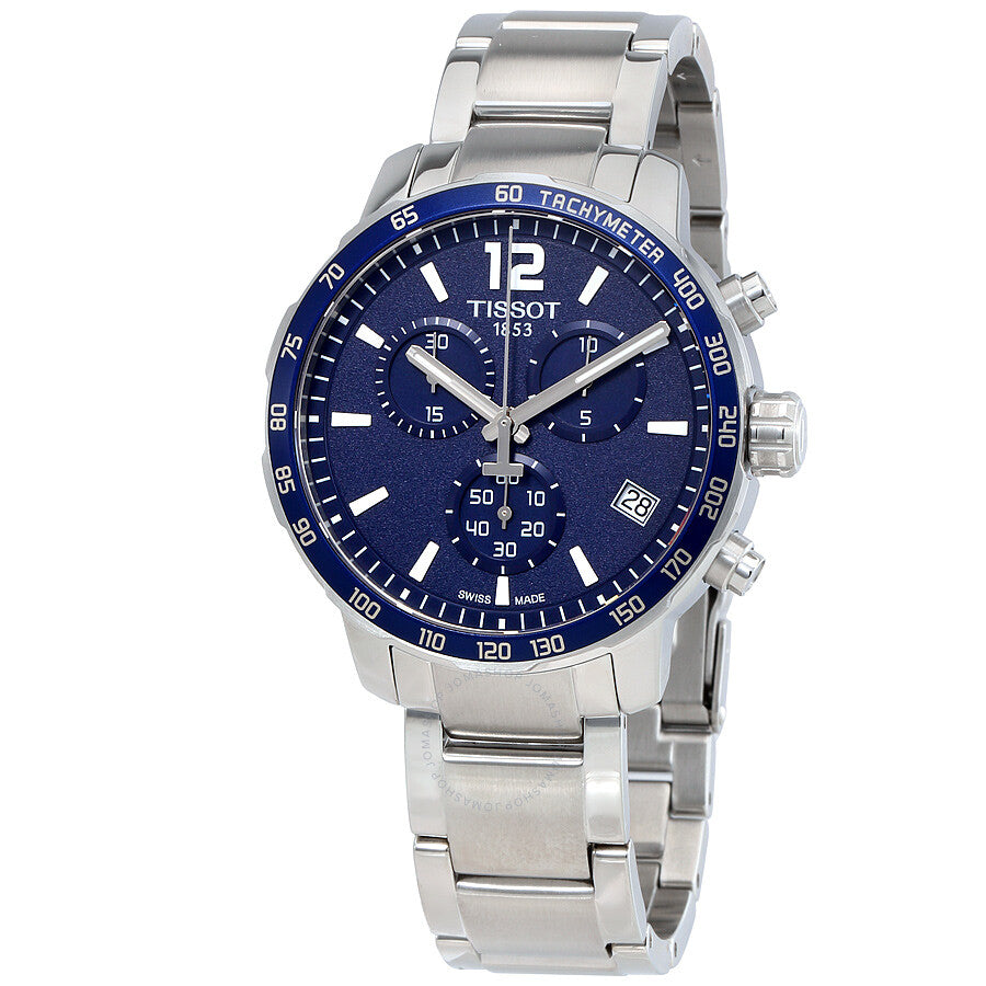 Tissot Quickster Chronograph Blue Dial Watch For Men - T095.417.11.047.00 Buy Now By Tissot