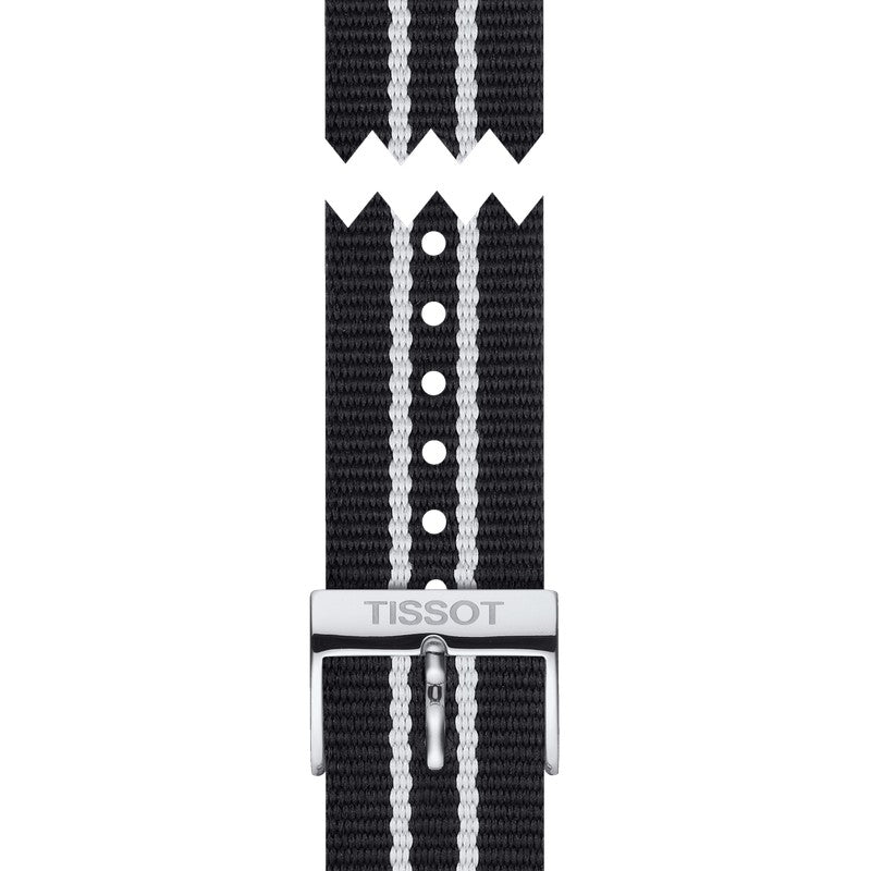 Tissot Quickster Chronograph NBA San Antonio Spurs Edition White Dial Two Tone NATO Strap Watch for Men - T095.417.17.037.07 Buy Now By Tissot