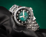 Tissot Seastar 1000 Powermatic 80 Green Dial Silver Steel Strap Watch For Men - T120.407.11.091.01 Buy Now By Tissot