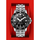 Tissot Seastar 1000 Powermatic 80 Black Dial Silver Steel Strap Watch For Men - T120.407.11.051.00 Buy Now By Tissot