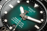 Tissot Seastar 1000 Powermatic 80 Green Dial Silver Steel Strap Watch For Men - T120.407.11.091.01 Buy Now By Tissot