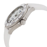 Tissot Seastar 1000 Mother of Pearl White Dial White Rubber Strap Watch for Women - T120.210.17.116.00 Buy Now By Tissot