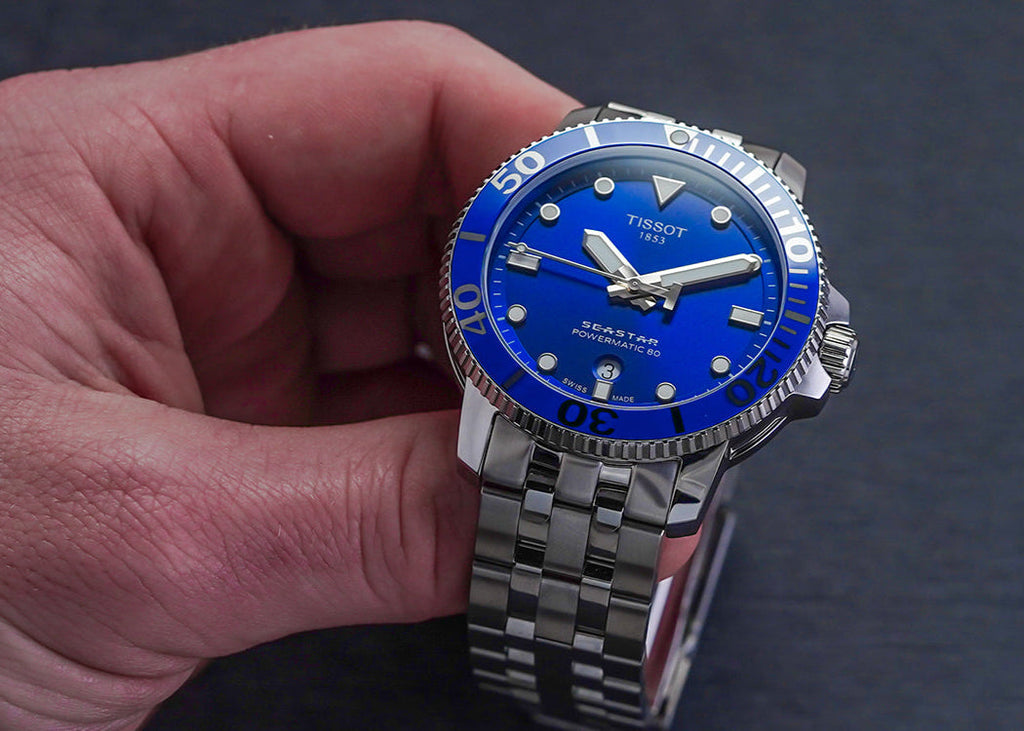 Tissot Seastar 1000 Powermatic 80 Blue Dial Silver Steel Strap Watch For Men - T120.407.11.041.00 Buy Now By Tissot