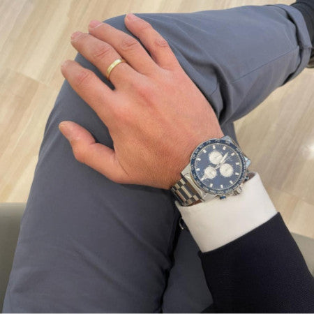 Tissot Supersport Chrono Blue Dial Silver Steel Strap Watch For Men - T125.617.11.041.00 Buy Now By Tissot