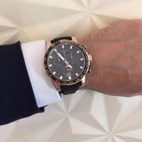 Tissot Supersport Chrono Black Dial Black Leather Strap Watch for Men - T125.617.36.051.00 Buy Now By Tissot