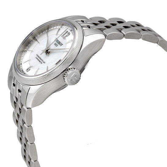Tissot Ballade Powermatic 80 Automatic Mother of Pearl Dial Silver Steel Strap Watch For Women - T108.208.11.117.00 Buy Now By Tissot