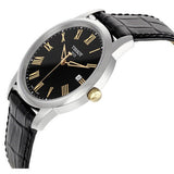Tissot T Classic Dream Black Dial Black Leather Strap Watch for Men - T033.410.26.053.01 Buy Now By Tissot